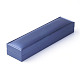 PUレザーネックレスボックス  長方形  藤紫色  22x5.6x3.4cm OBOX-G010-03A-2