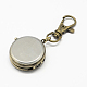 Retro Keyring Accessories Alloy Mixed Style Watch for Keychain WACH-R009-020AB-4