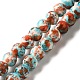 Synthetic Turquoise Dyed Beads Strands G-E594-24-2