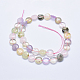 Chapelets de perles de quartz naturel G-E446-16-12mm-2