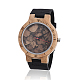 Relojes de pulsera de madera zebrano WACH-H036-07-2