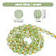 SuperZubehör 1 Strang natürliche Prehnit-Perlen AJEW-FH0003-68-2