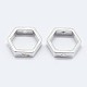 925 Sterling Silver Bead Frames STER-F036-12S-8.5x7.5-2
