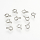 925 стерлингового серебра застежками пружинного кольца STER-K037-069A-1