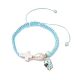 Латунь эмаль шарм браслеты BJEW-JB12400-2