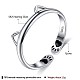 925 Sterling Silber Manschettenringe&nbsp;RJEW-BB70407-2