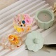 Moldes de taza de vela de silicona diy de flores DIY-P078-06-2