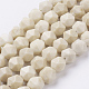 Chapelets de perles en bois pétrifié naturel G-J376-59-8mm-1