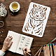 Наборы трафаретов для рисования домашних животных для детей-подростков DIY-WH0172-703-3