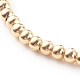 Glass & Brass Stretch Beaded Bracelets Sets BJEW-JB06151-9