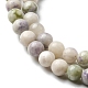 Chapelets de perles de jade paix naturelle G-E598-04D-3