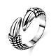 Punk Rock Style 316L Stainless Steel Claw Rings for Men RJEW-BB01200-10AS-1