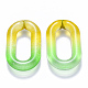 Two Tone Transparent Acrylic Linking Rings OACR-S036-006B-N04-1