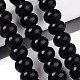 Природные обсидиана бисер нитей G-T144-33-1