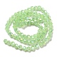 Imitation Jade Electroplate Glass Beads Strands GLAA-F029-J4mm-A01-2
