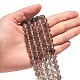 Chapelets de perles en agate grise naturelle G-G067-8mm-1-5