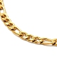 304 Stainless Steel Figaro Chains Anklets AJEW-AN00452-4