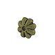 チベットスタイル合金の花のスペーサービーズ  カドミウムフリー＆ニッケルフリー＆鉛フリー  アンティークブロンズ  5.5x2mm  穴：1.8mm  約315個/50g X-TIBEB-0885-AB-FF-1