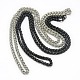 Trendy Men's 201 Stainless Steel Wheat Chain Necklaces NJEW-L043A-45-1