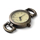 Vintage Antique Bronze Roman Watch Face Alloy Flat Round Watch Head Watch Asscessory WACH-M004-01-3