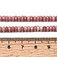 Природные родонит бисер нитей&nbsp;X-G-G343-A01-2x4mm-5