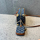 CHGCRAFT 12 Pcs 3 Colors Zinc Alloy Bag Side D Ring Clip PALLOY-CA0001-83-RS-5