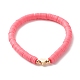 Handgefertigte Heishi-Perlen-Stretcharmbänder aus Fimo BJEW-JB07397-7