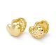 Rack Plating Brass Heart Hoop Earrings for Women EJEW-M210-24G-3