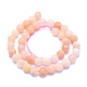 Natürliche rosa Aventurin Perlen Stränge G-K310-A04-10mm-2