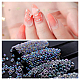 OLYCRAFT 210g 0.6~3mm Resin Bubble Beads Micro Caviar Beads Iridescent Water Droplets Bubble Beads Tiny Glass Beads for Resin Crafting and Nail Arts GLAA-OC0001-02-7