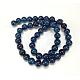 Natural Agate Beads Strand G-L083-8mm-03-2