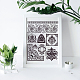 Self-Adhesive Silk Screen Printing Stencil DIY-WH0338-257-5