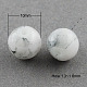 Chapelets de perles en verre peint GLAD-S075-10mm-M-2