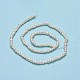 Fili di perle di perle d'acqua dolce coltivate naturali PEAR-F018-01B-3