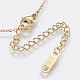 304 Stainless Steel Pendant Necklaces NJEW-I218-15G-3