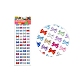 Acrylic 3D Rhinestone Stickers PW-WG73370-06-1
