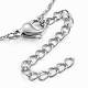 304 Stainless Steel Pendant Necklaces NJEW-K089-03A-3