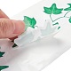 Selbstklebende Blattrebenaufkleber aus Papier DIY-O021-03-4