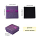 Magibeads 12pcs 6 couleurs carré avec boîte à bijoux en carton motif bowknot CON-MB0001-08-3