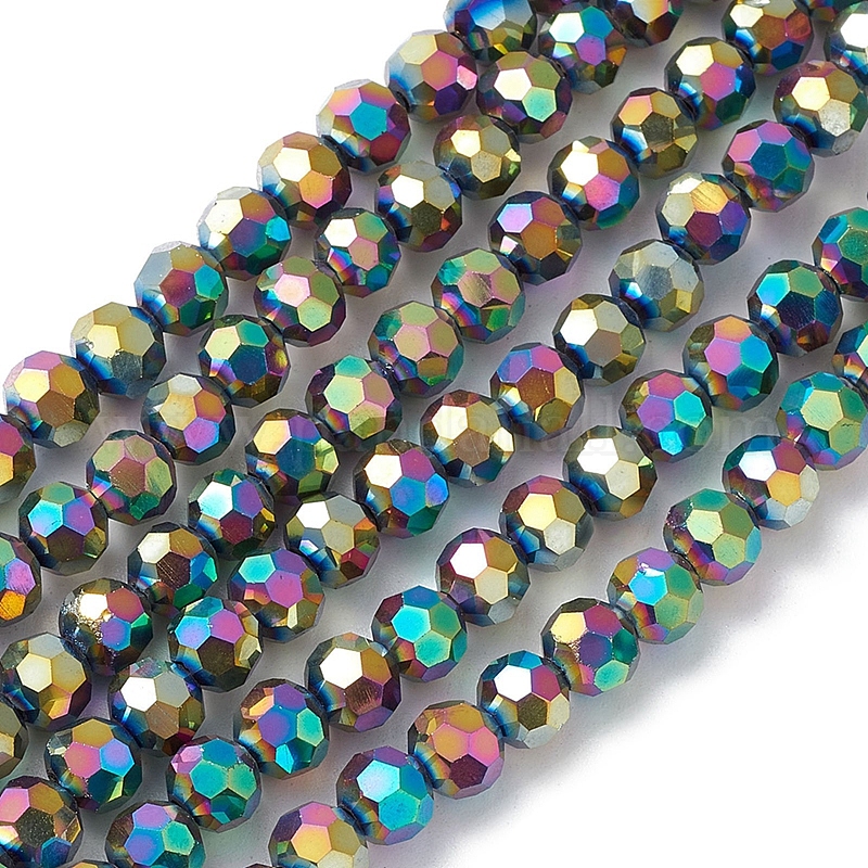 Lot De Perles Anciennes En Verre Taillées - Multi-couleurs - 116 Grammes - Parfait Pour Créations, Chapelets, Bijoux