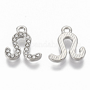 Подвески сплава Rhinestone PALLOY-S098-JN936-1