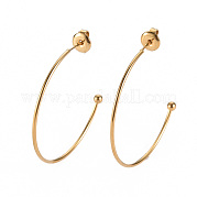Серьги-гвоздики из нержавеющей стали 304 STAS-S116-272D-G