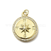 Латунные микро проложить кубического циркония подвески KK-C090-24G