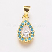 Латуни циркония кубической подвески KK-P134-23G
