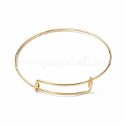 Placage ionique (ip) réglable 304 fabrication de bracelet en fil d'acier inoxydable MAK-F286-03G