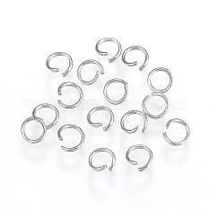 304 Stainless Steel Open Jump Rings STAS-F110-10P