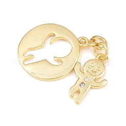 Латунные микро проложить кубического циркония подвески&nbsp;KK-C162-052G