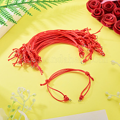 20 cordon en polyester ciré pour la fabrication de bracelets&nbsp;AJEW-TAC00095