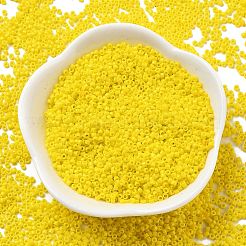 Непрозрачные цветные стеклянные бусины&nbsp;SEED-H003-05A