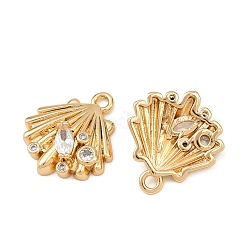 Латунные микро проложить кубического циркония подвески KK-K407-46C-G